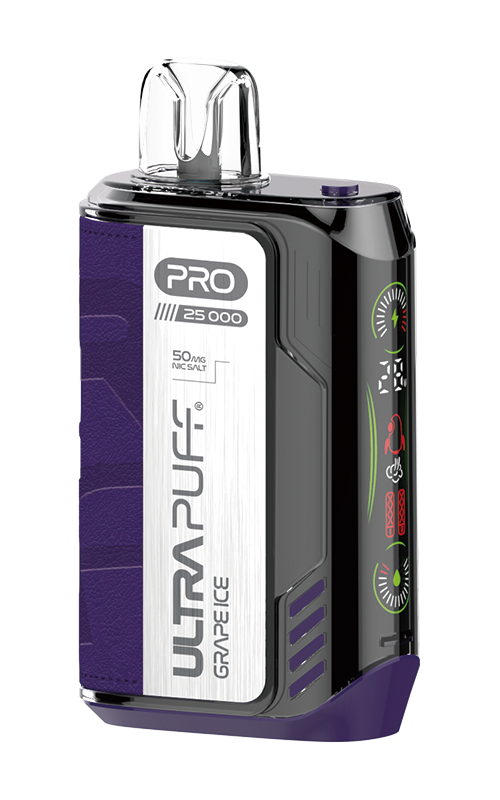 Ultra Puff Pro 25000 Puffs  50Mg  Grape Ice