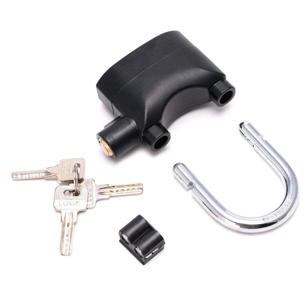 110dB Anti-Theft Alarm Padlock – Short Shackle