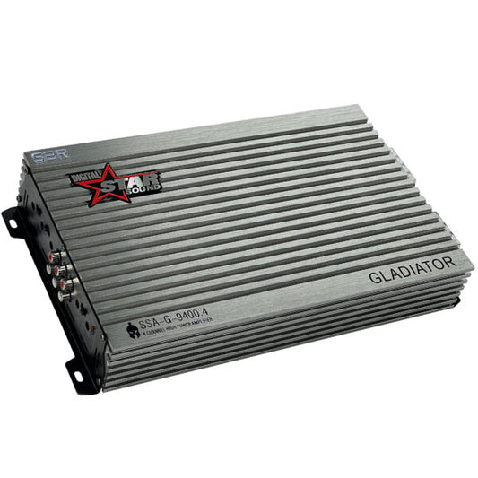 Star sound Gladiator SSA-G-9400.4 4 Channel Mosfet Power Amplifier