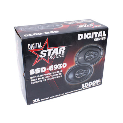 Starsound 100w rms SSD-6930 6x9 Speakers