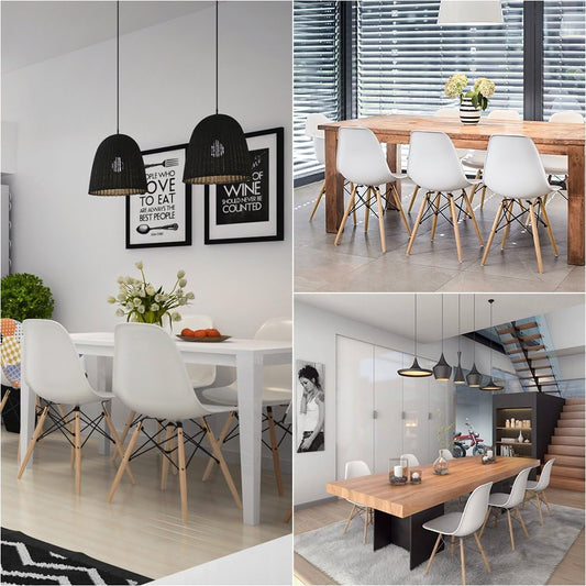 Effel Style Plastic Dining Chairs