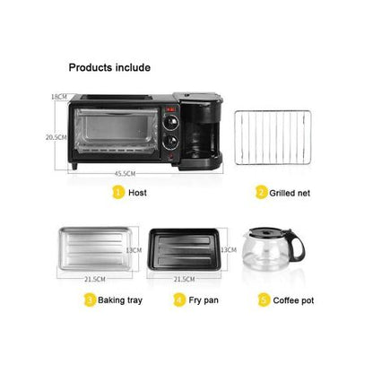 Sokany 3-in-1 Home Multi-Functional Breakfast Maker