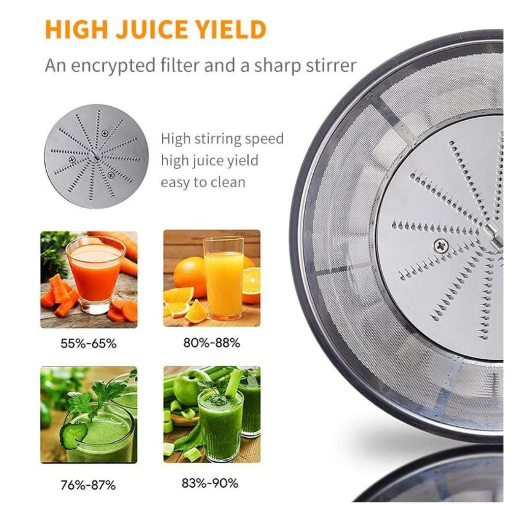 Sokany Dual Speeds Stainless Steel Juice Extractor Machine SK-03033 - 800W