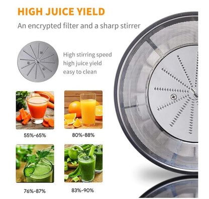 Sokany Dual Speeds Stainless Steel Juice Extractor Machine SK-03033 - 800W