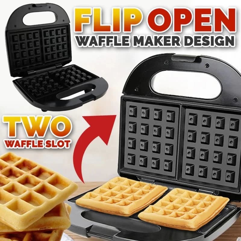 Sokany Waffle Maker SK-08072 – 750W Double Waffle Machine