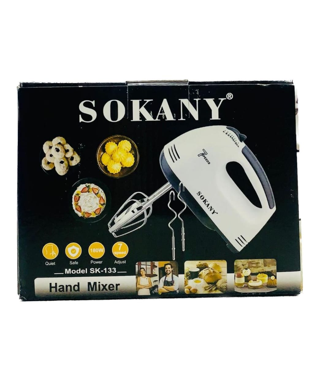 7 Speed Adjustment Sokany Hand Mixer SK-133