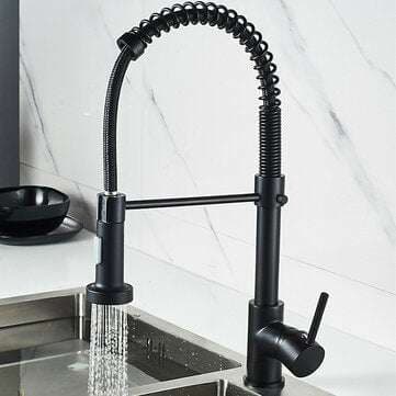 Matte Black Kitchen Sink Faucet