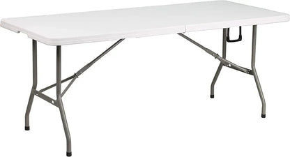 Rectangular Plastic Folding Event Table – Durable, Portable & Perfect for Any Occasion