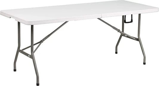 Rectangular Plastic Folding Event Table – Durable, Portable & Perfect for Any Occasion