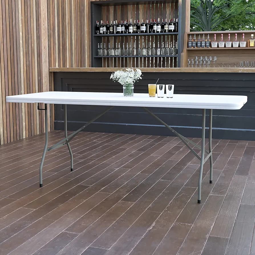 Rectangular Plastic Folding Event Table – Durable, Portable & Perfect for Any Occasion