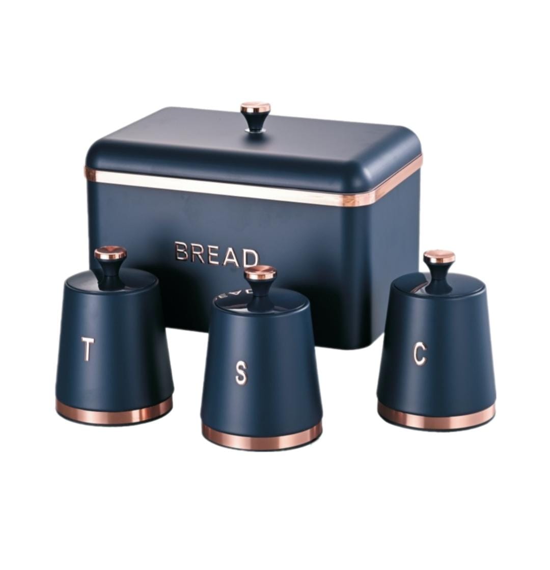 Royal Homeware Monza Collection 4pc Breadbin Set