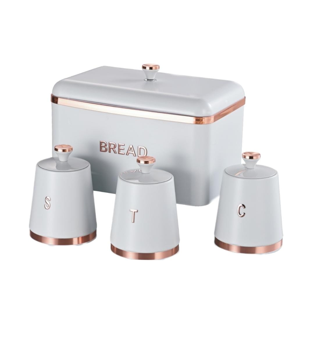 Royal Homeware Monza Collection 4pc Breadbin Set