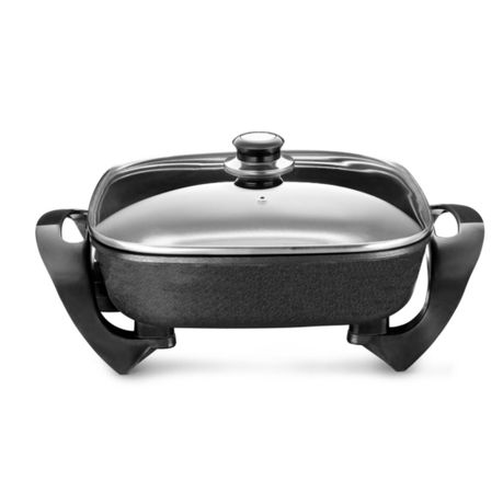 Sunbeam 4L Electric Frying Pan with Lid – Black | SEFP-750