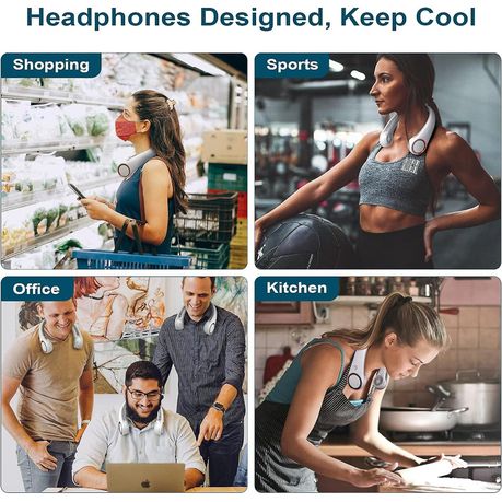 Condere Adjustable Neck Band Fresh Breeze Neck Fan – Fu-031