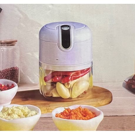 Wireless Electric Garlic Grinder Slicer