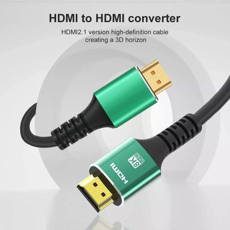 HD2.1V Premium 8K Ultra High Speed HDTV HDMI Cable with Dolby Vision-10m