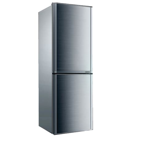 Goldair 300L Combi Refrigerator - Double Door Silver