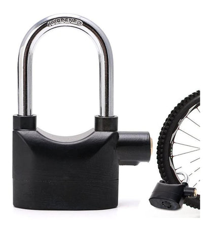 110dB Anti-Theft Alarm Padlock – Long Shackle
