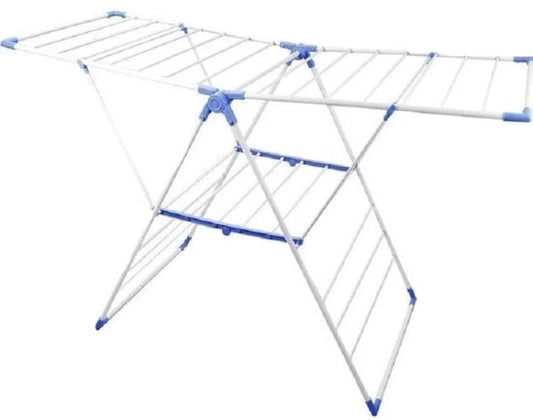 4-Tier Clothes Drying Rack – Aluminium Foldable Laundry Stand with Wings
