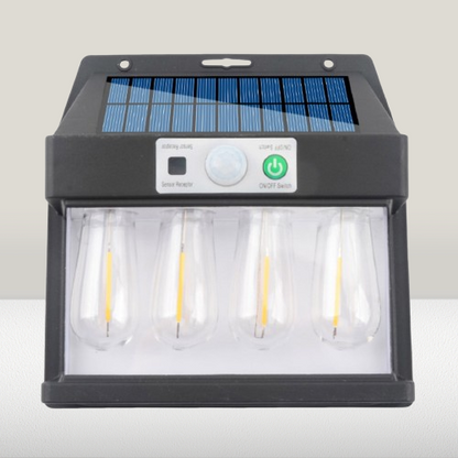 YX-777-4W Solar Wall Lamp – Outdoor LED Light with Motion Sensor and Multiple Modes