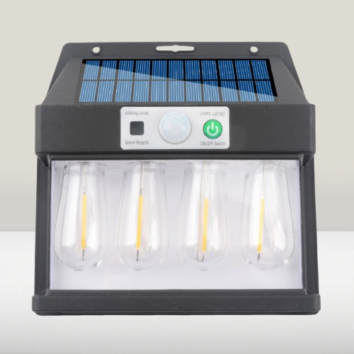 YX-777-4W Solar Wall Lamp – Outdoor LED Light with Motion Sensor and Multiple Modes