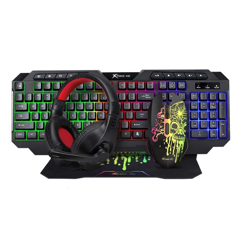 Xtrike CMX-415-EN 4-in-1 Gaming Combo Set