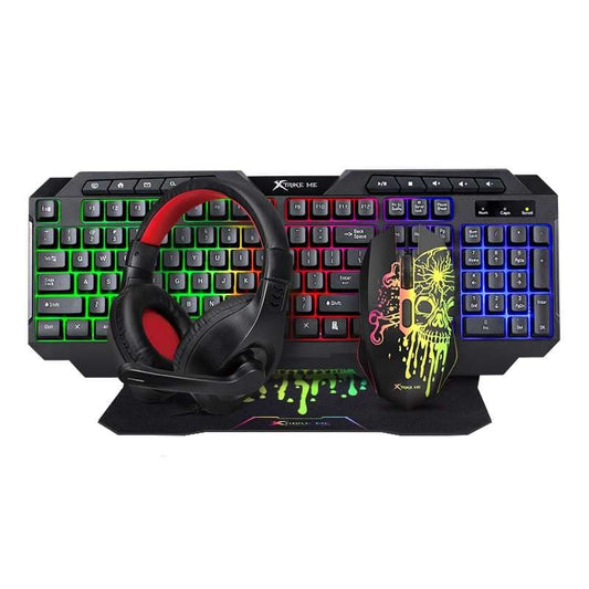 Xtrike CMX-415-EN 4-in-1 Gaming Combo Set