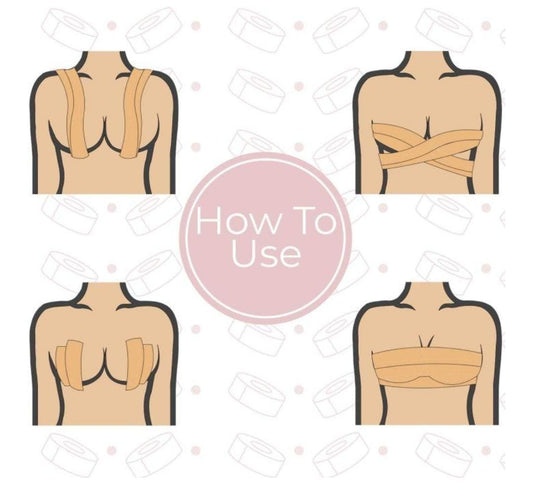 Perfect Sculpt Breast Lift Tape – 5M Roll | Push-Up Body Tape for Strapless & Backless Outfits