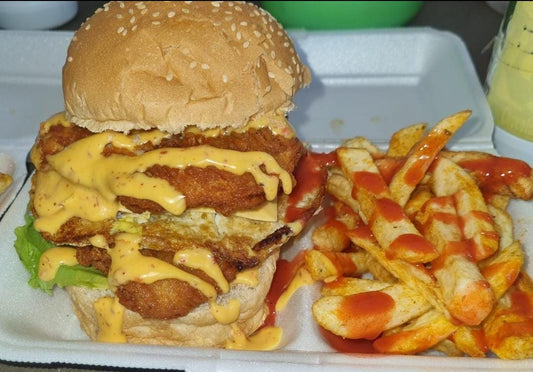 Double Crunch Chicken Burger