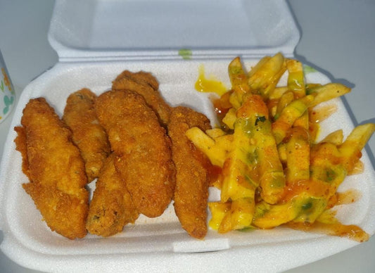 5 Piece Chicken Strips & Chips