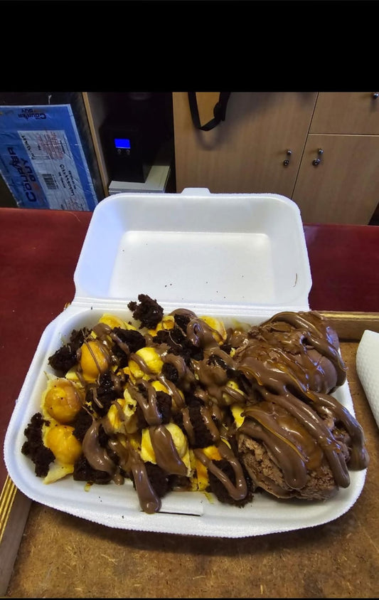 Bubble Brownie Waffle