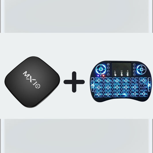 MX10 TV Box + Mini Bluetooth Keyboard Bundle