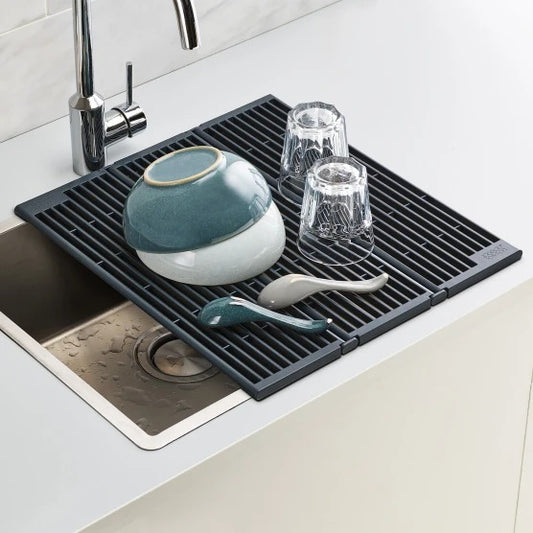 Aisun+Mafeich Foldable Over-Sink Drainer – Adjustable Drying Rack
