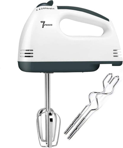 Condere DH-0133 7-Speed Hand Mixer – 100W with Beaters and Mixing Bowl