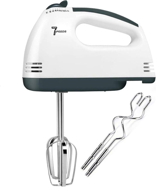 Condere DH-0133 7-Speed Hand Mixer – 100W with Beaters and Mixing Bowl