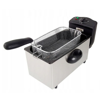 3L Stainless Steel Deep Fryer with Adjustable Temperature Control – 2000W (DF3LG)