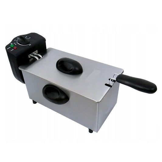 3L Stainless Steel Deep Fryer with Adjustable Temperature Control – 2000W (DF3LG)