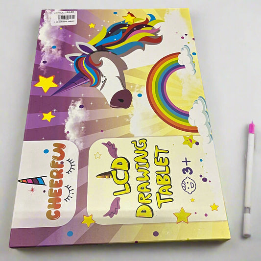 KISHMISH LCD Writing Tablet for Kids – Unicorn Design | Educational Doodle Pad with Stylus | Color Display, Portable & Eye-Safe