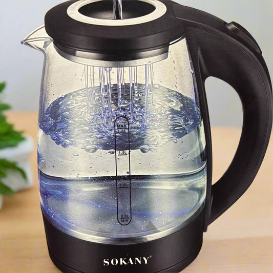 Sokany Electric Kettle SK-09067 – 1.8L, 1500W
