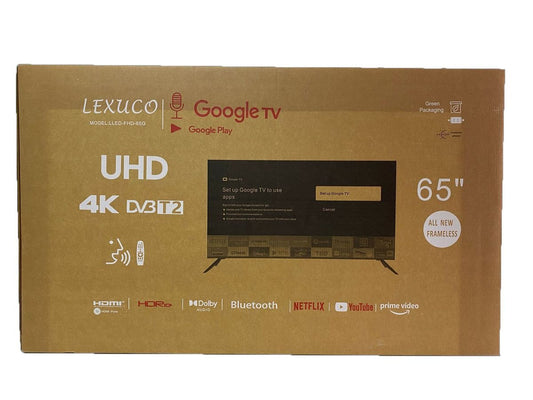 Lexuco Smart Frameless 65" 4K Google TV (LLED-FHD-65G)