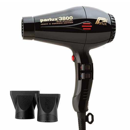 Parlux 3800 Eco Ceramic Ionic Hair Dryer – Black