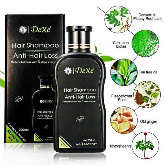 DEXE Anti Hair Loss Shampoo with Ginger and Herbal Extracts – 200 ml