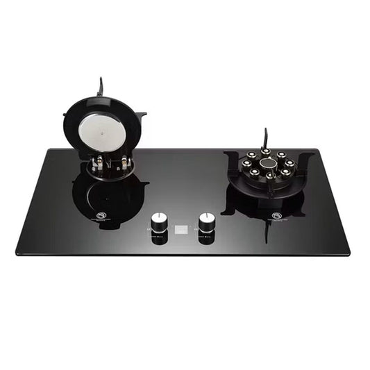 XMY RH-6002 Tempered Glass Built-In Gas Hob – 2 Burner