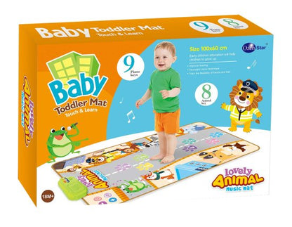 Baby Toddler Touch & Learn Musical Play Mat (100 × 60 cm)