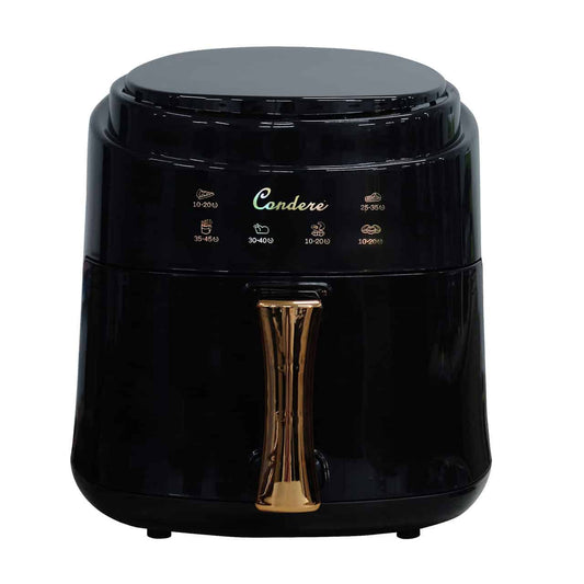 8L Air Fryer JD689B – Adjustable Temperature, 6 Presets, Black