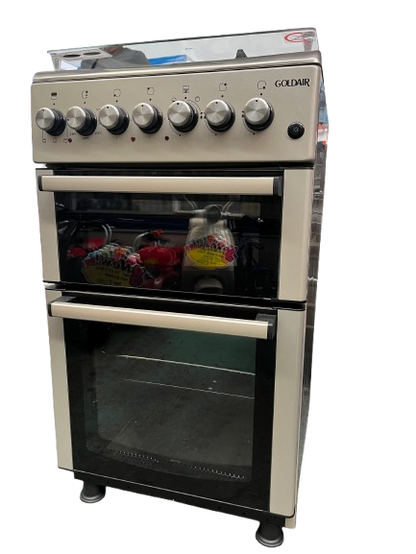 Goldair 60x60 Double Oven Gas & Electric Hob Oven (Model GGEGEO-5000)