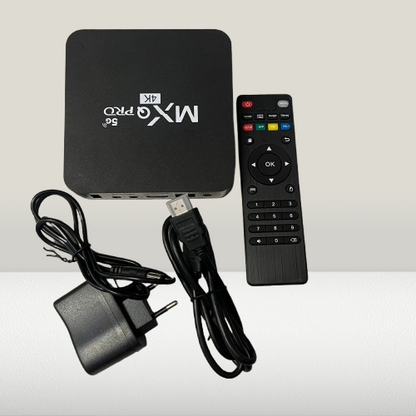 MXQ Pro 5G Android 13.1 TV Box – 4K Streaming Media Player (2025 Model)
