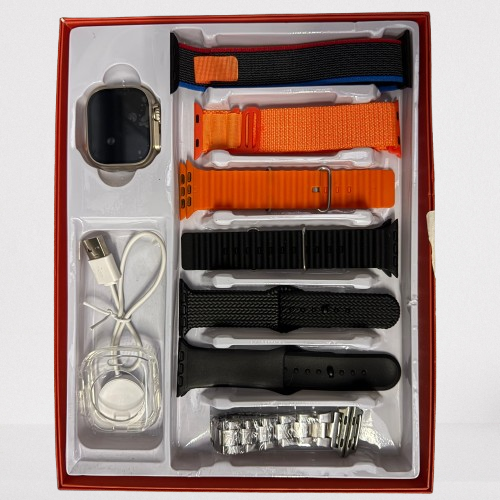 Fendior S300 Ultra 2 Smart Watch – 10-in-1 Gift Set with 7 Straps