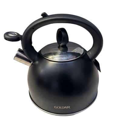 Goldair GGIK-2500B 2.5L Whistling Kettle – Black
