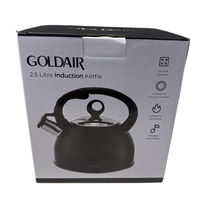 Goldair GGIK-2500B 2.5L Whistling Kettle – Black